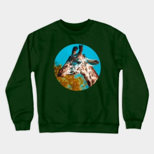 Gentle Giraffe Photograph Crewneck Sweatshirt